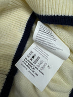 Contrast Knit Long-Sleeve Top