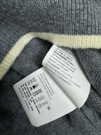 Contrast Knit Long-Sleeve Top