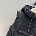 Nylon Down Jacket with Hood