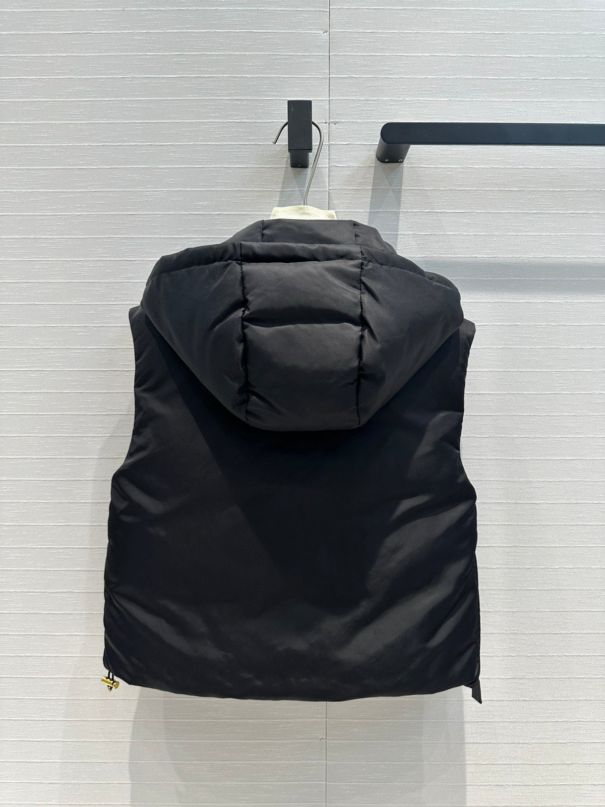 Nylon Down Jacket with Hood