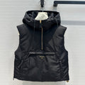 Nylon Down Jacket with Hood