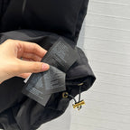 Nylon Down Jacket with Hood