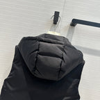 Nylon Down Jacket with Hood