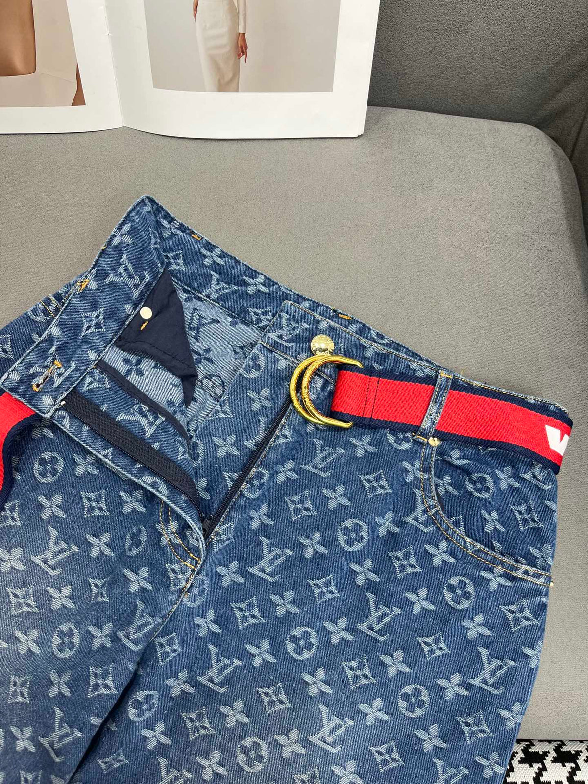 Straight Denim Jeans