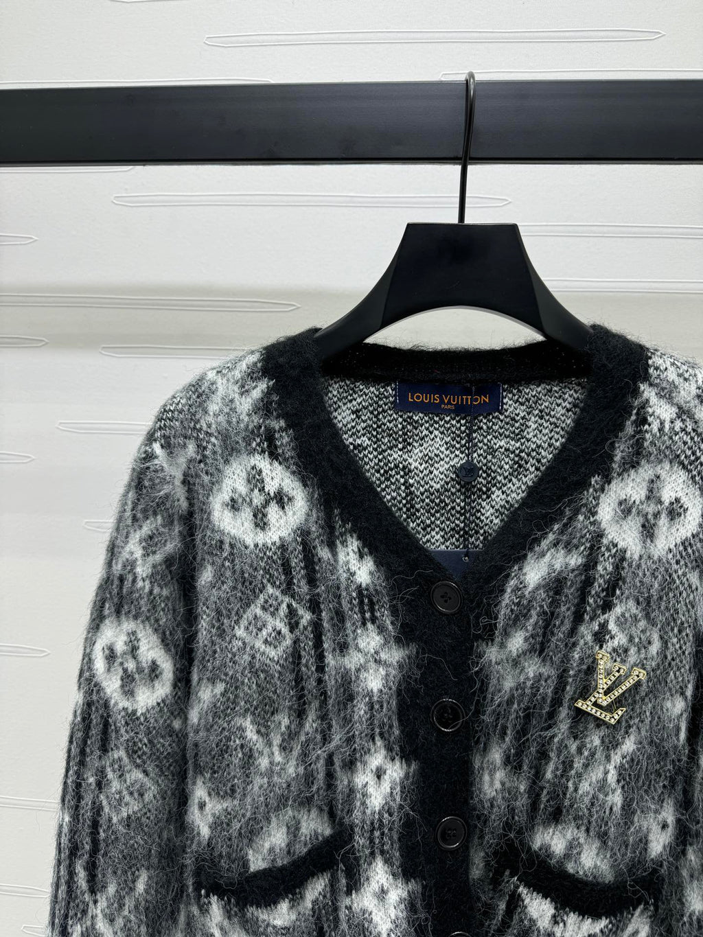 Monogram Knit Cardigan