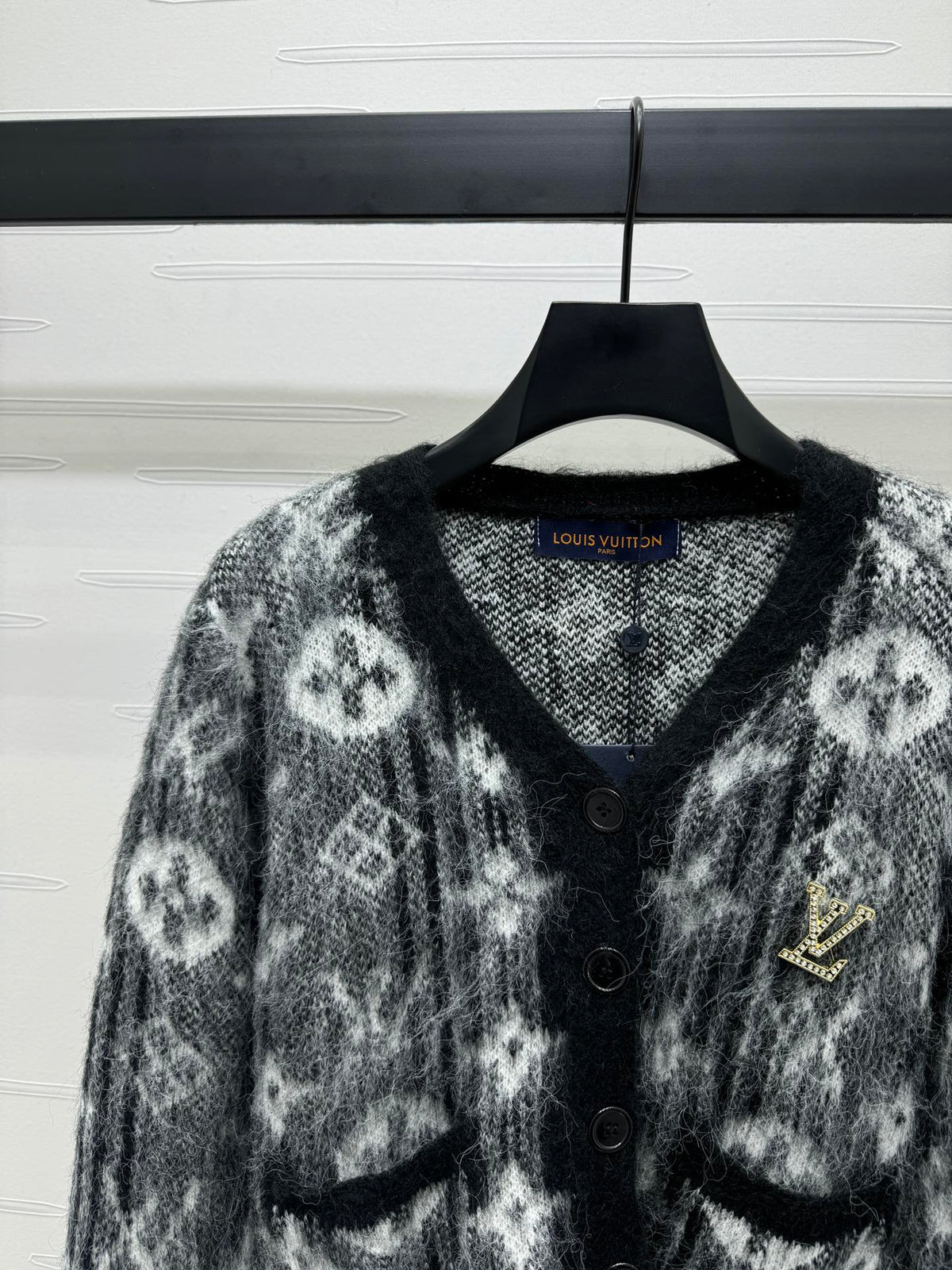 Monogram Knit Cardigan