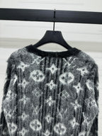 Monogram Knit Cardigan