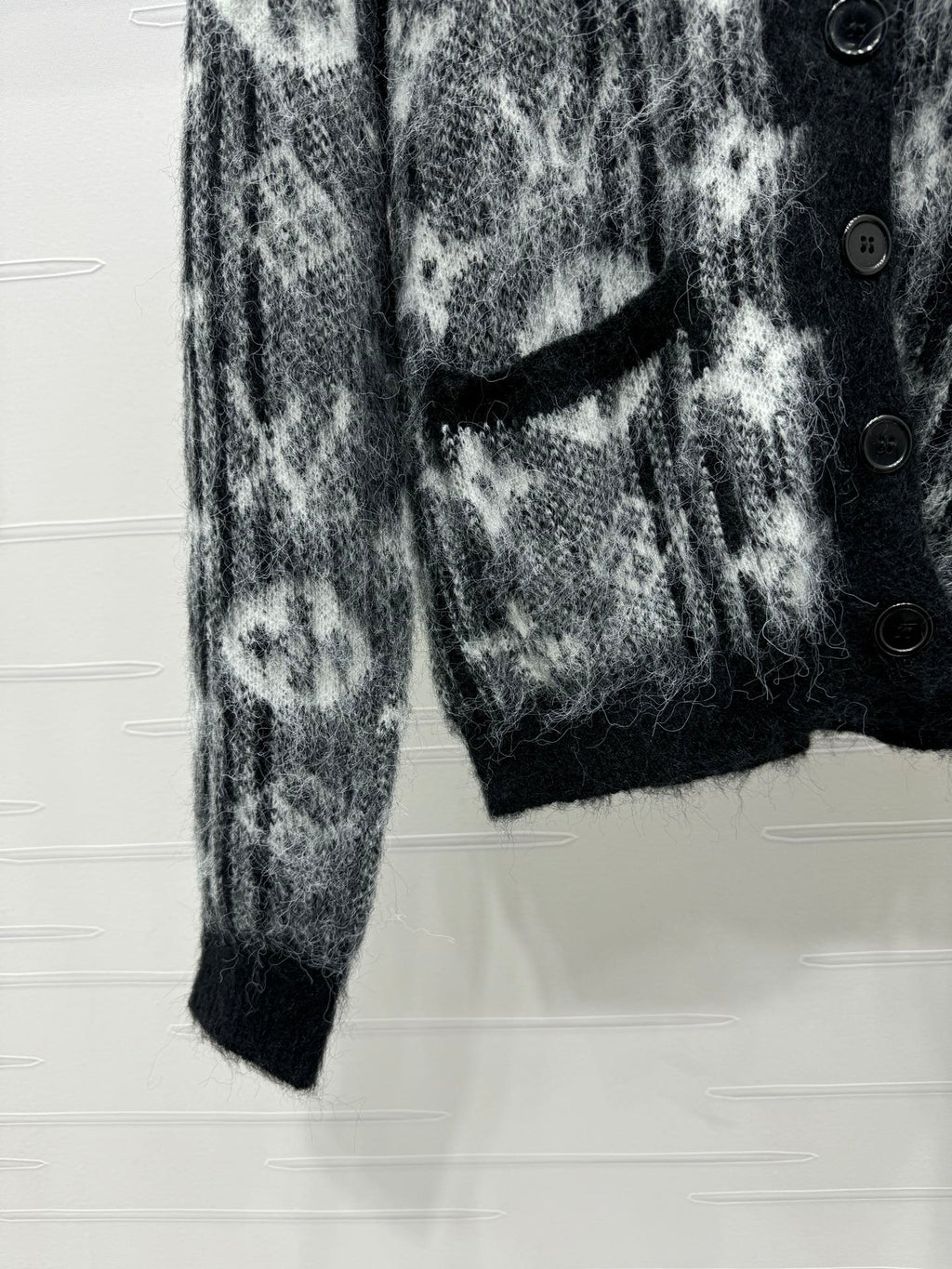 Monogram Knit Cardigan