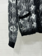 Monogram Knit Cardigan