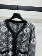 Monogram Knit Cardigan