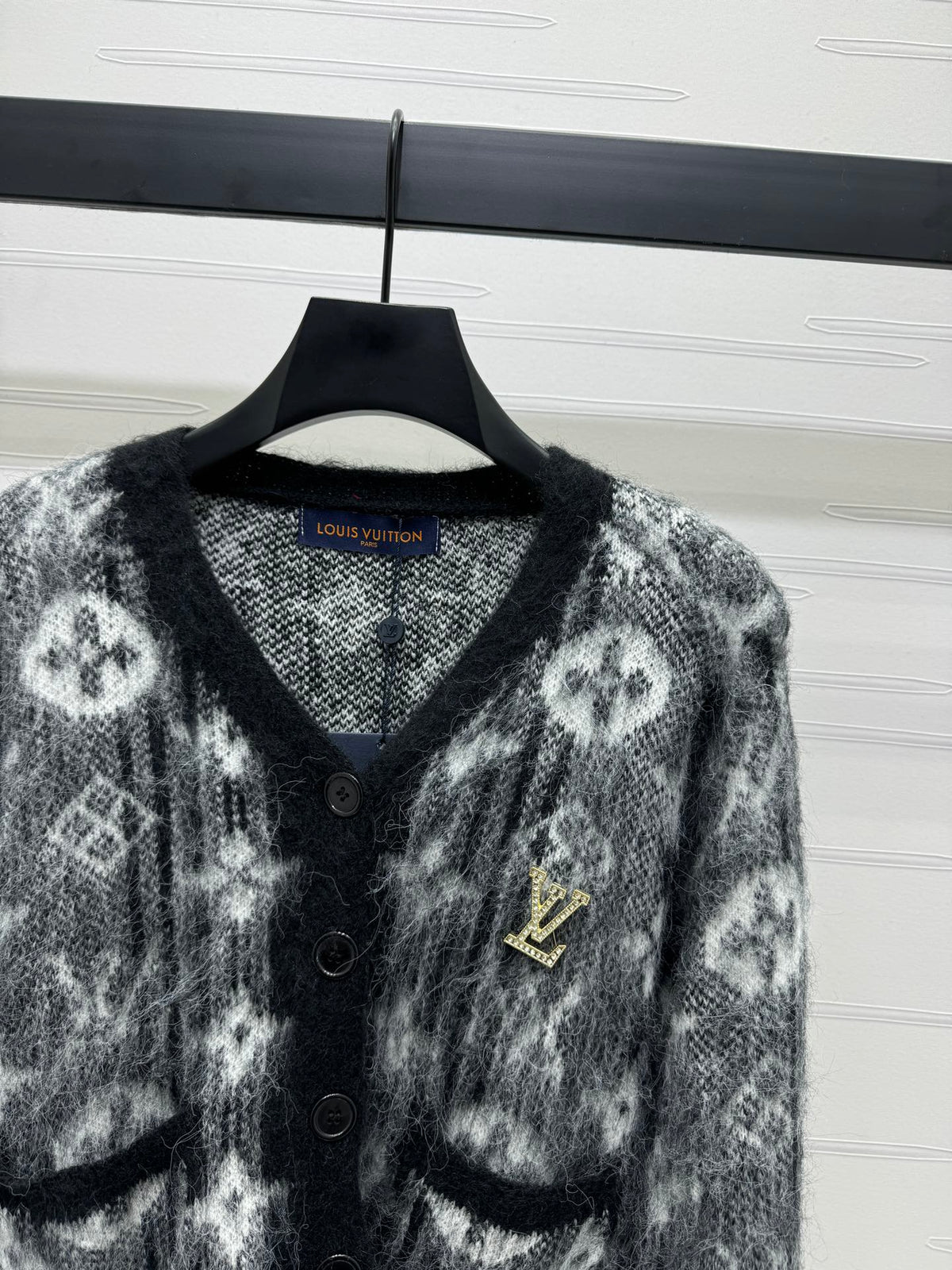 Monogram Knit Cardigan