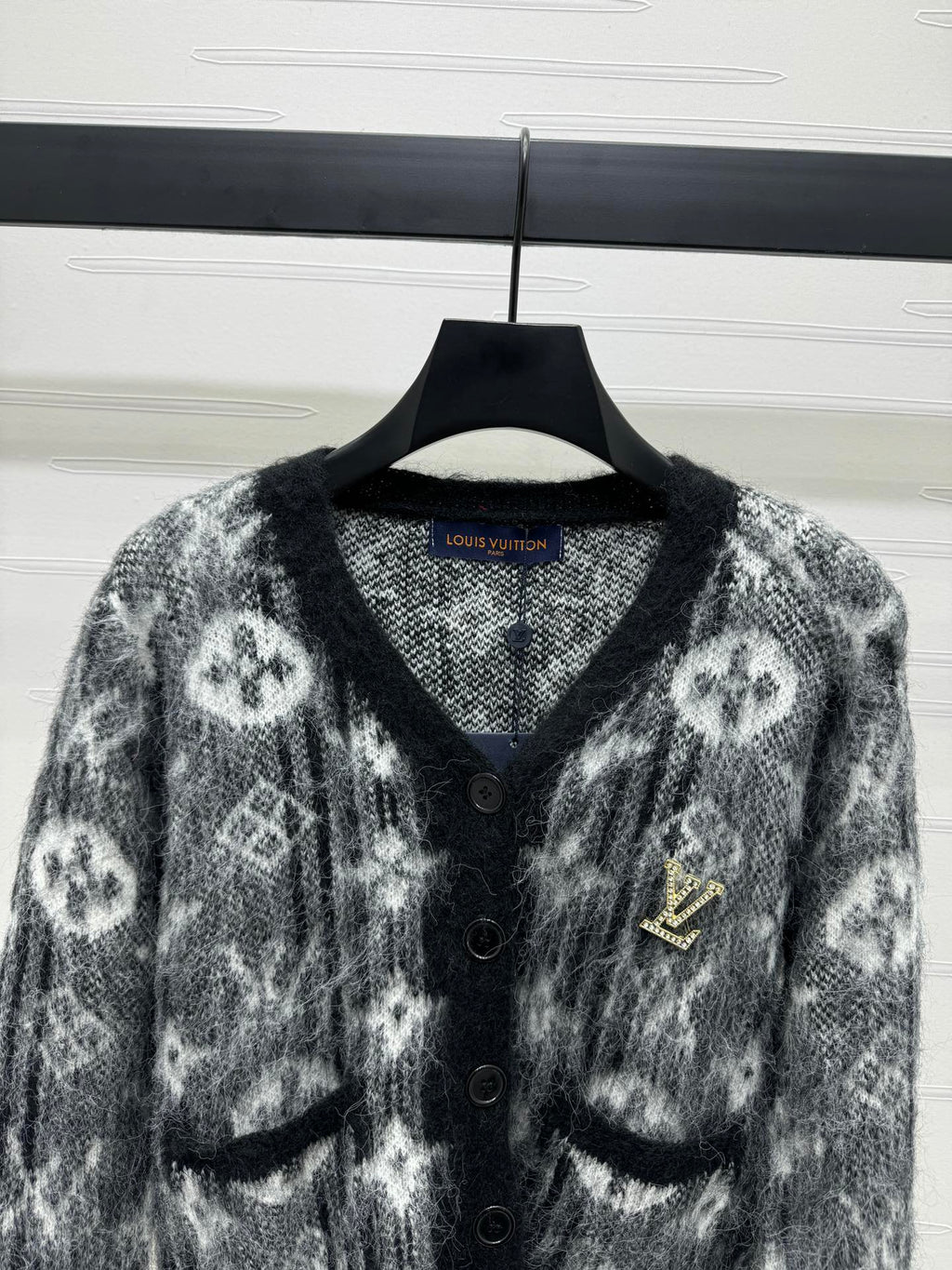 Monogram Knit Cardigan