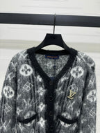 Monogram Knit Cardigan