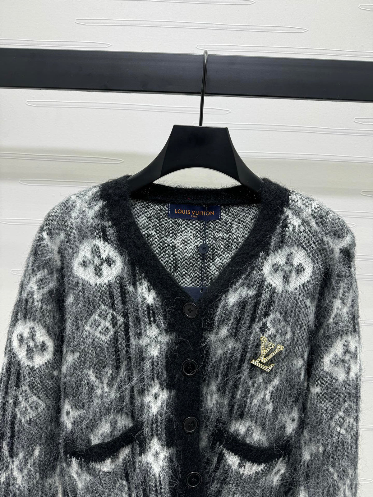 Monogram Knit Cardigan
