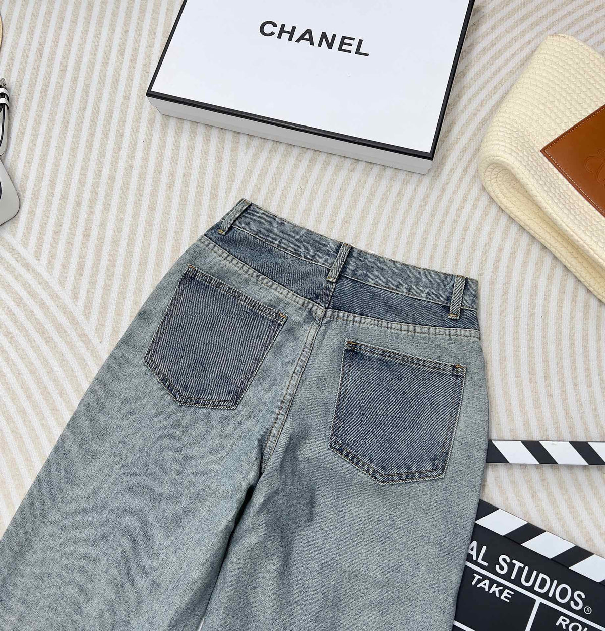 CC Straight Denim Jeans