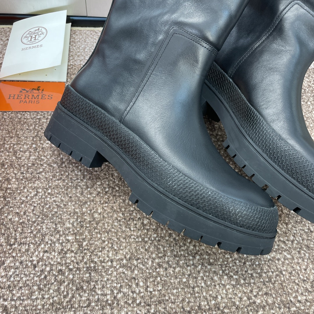 Punk Style Buckle Boots