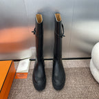 Punk Style Buckle Boots