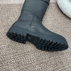 Punk Style Buckle Boots