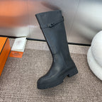 Punk Style Buckle Boots