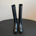 Women’s Suede Calfskin Boots with Buckle