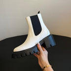 Women’s Platform Leather Ankle Boots