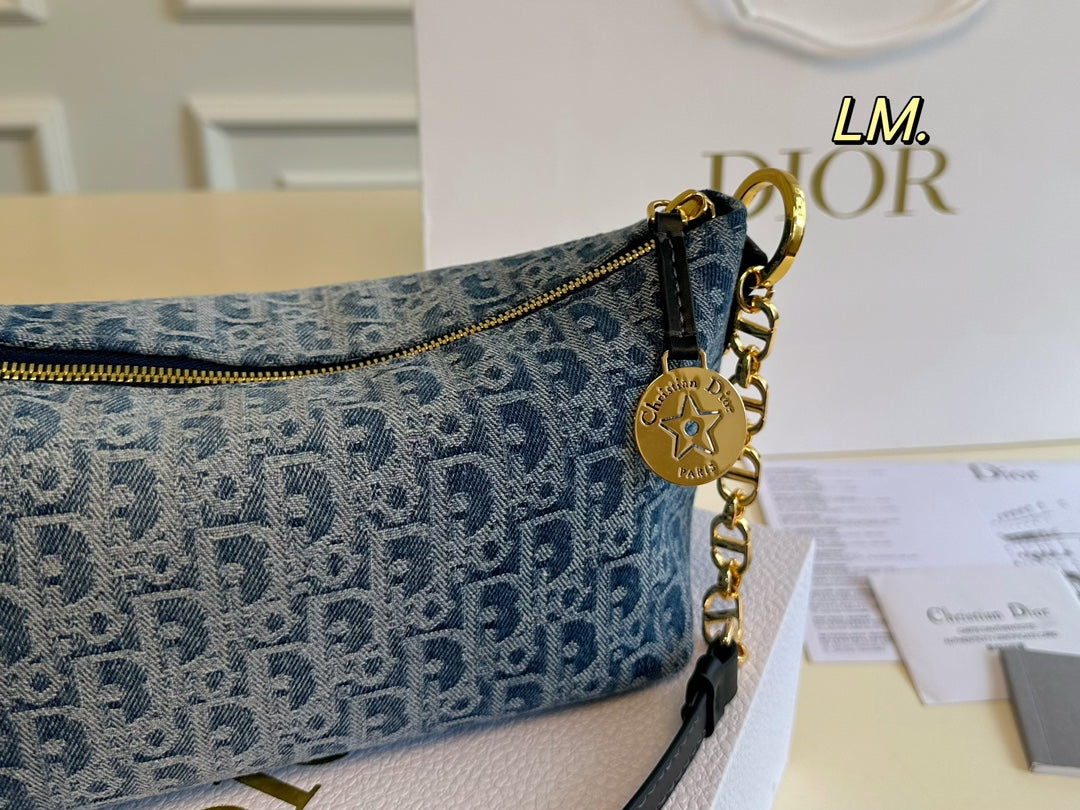 Lucky Mini Denim Shoulder Bag