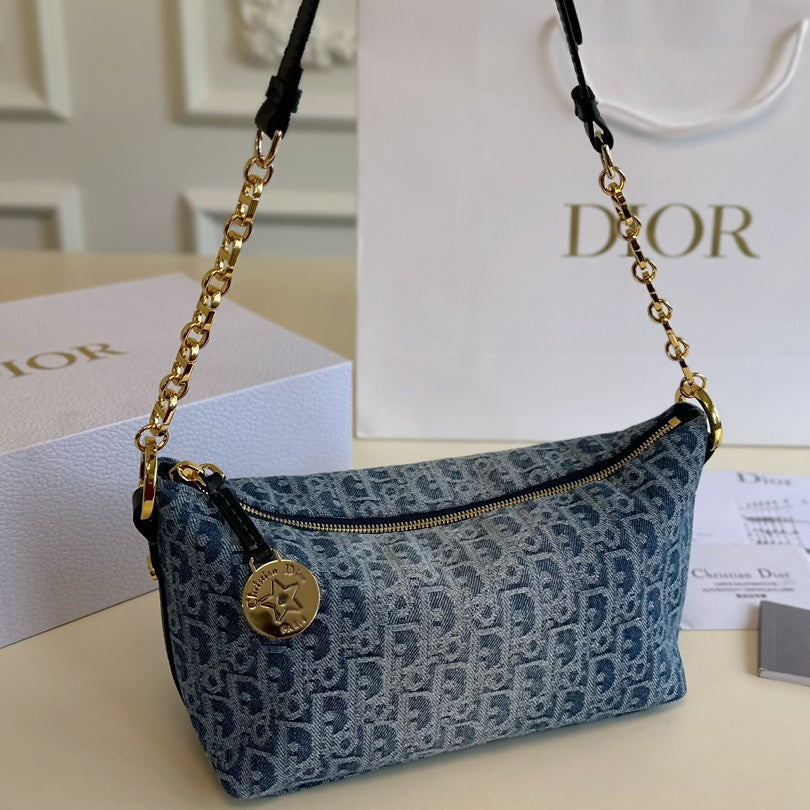 Lucky Mini Denim Shoulder Bag