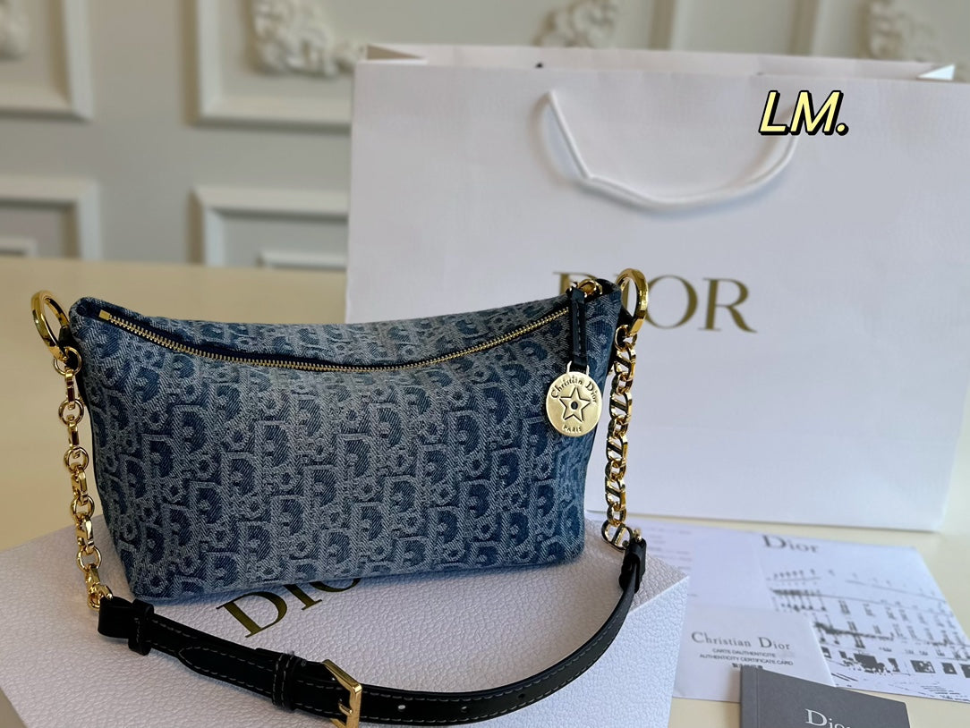 Lucky Mini Denim Shoulder Bag
