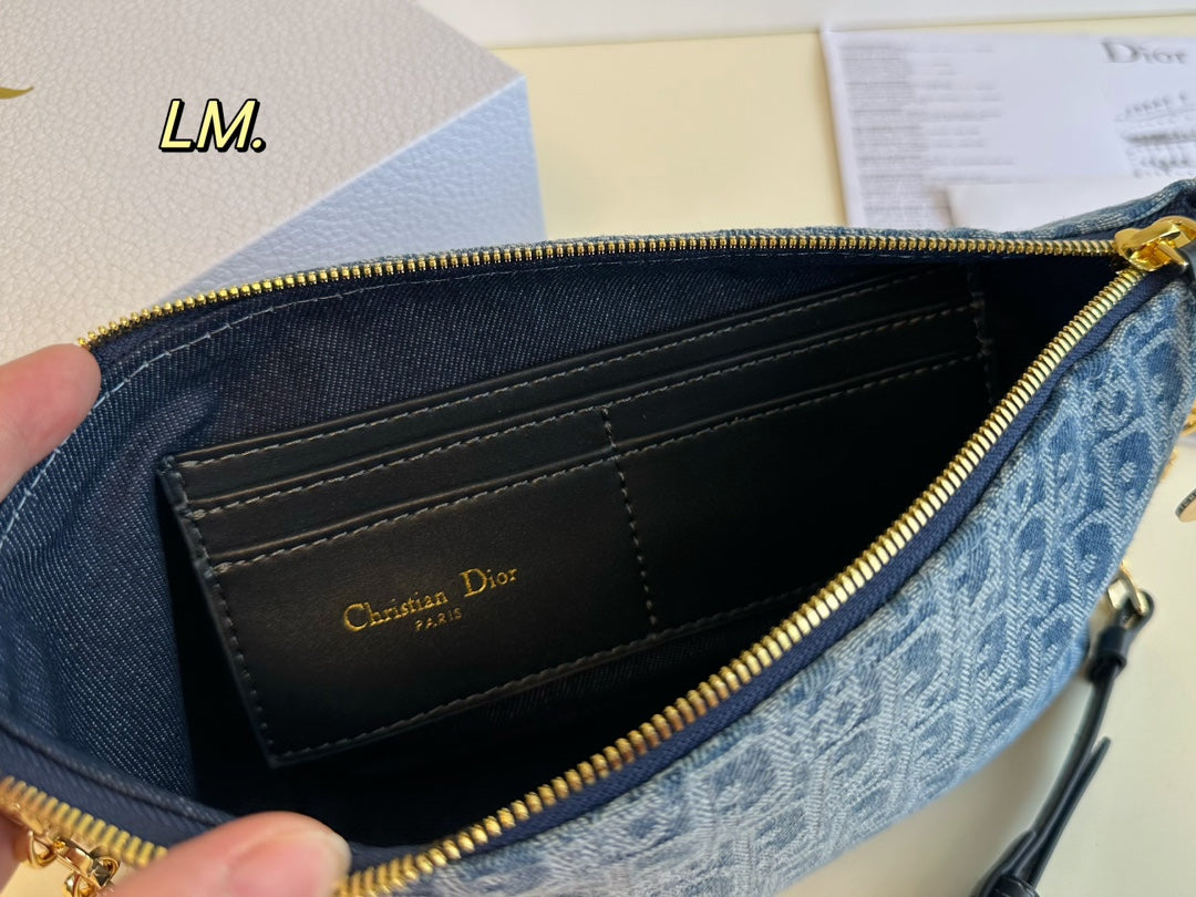 Lucky Mini Denim Shoulder Bag