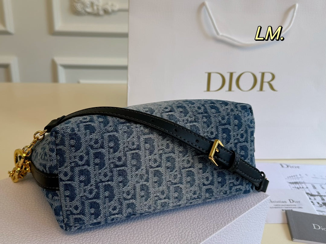Lucky Mini Denim Shoulder Bag
