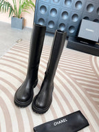 Women’s Embroidered Tall Leather Boots