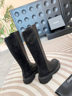 Women’s Embroidered Tall Leather Boots