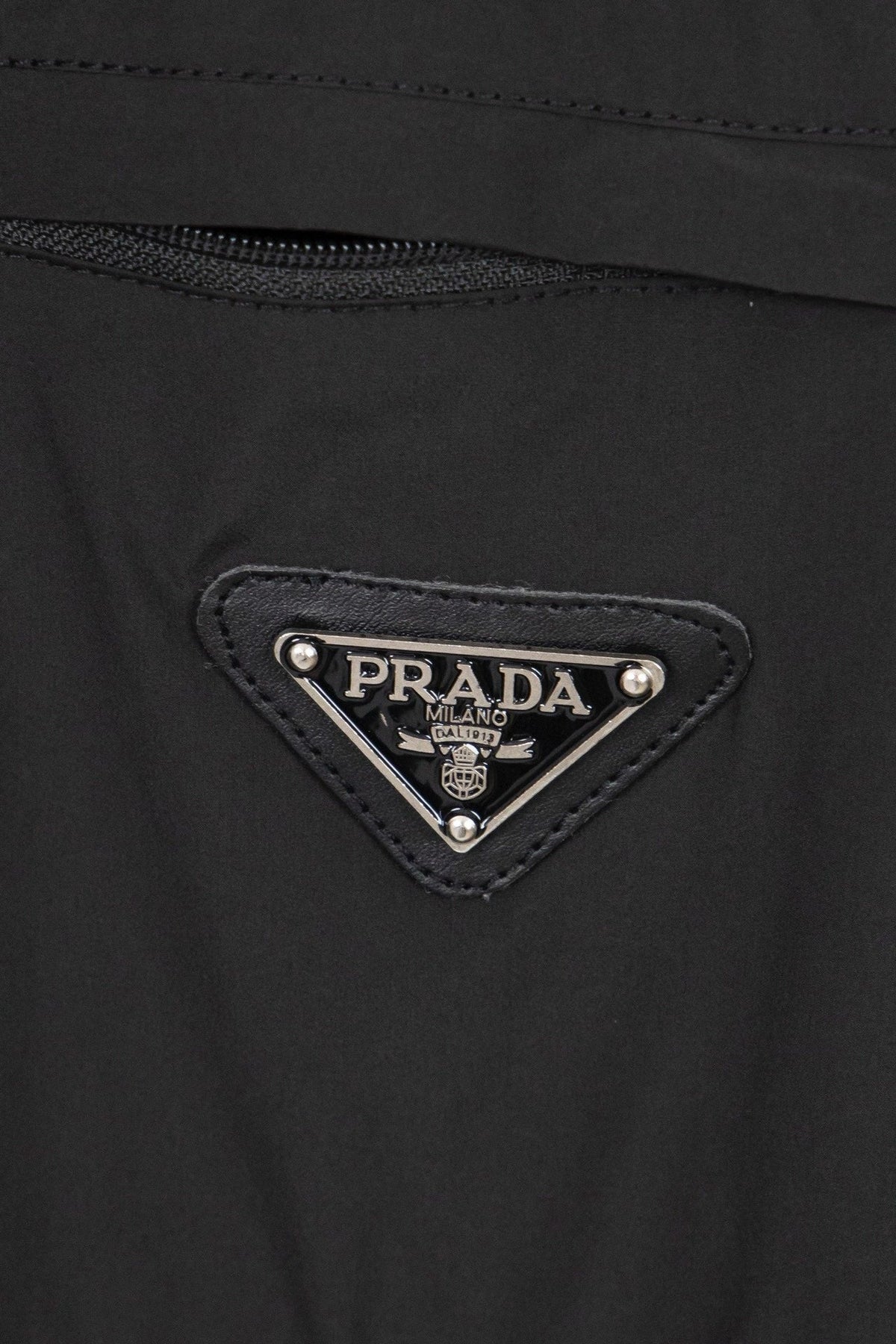 Black Knit Sweater with Pocket Detail