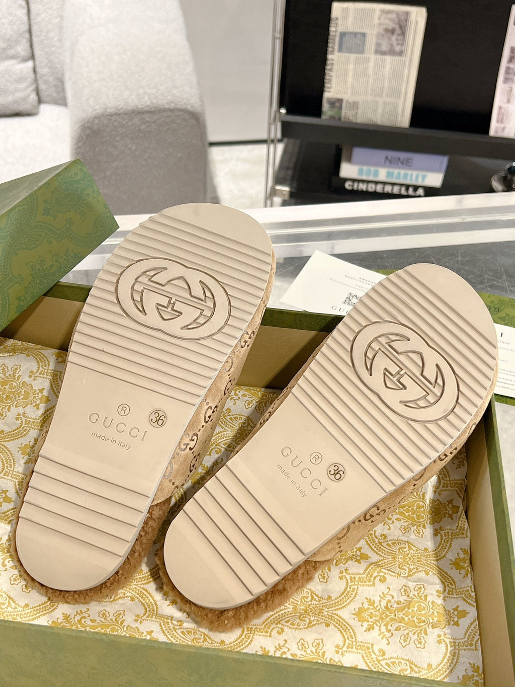 Women’s Shearling Horsebit Slippers
