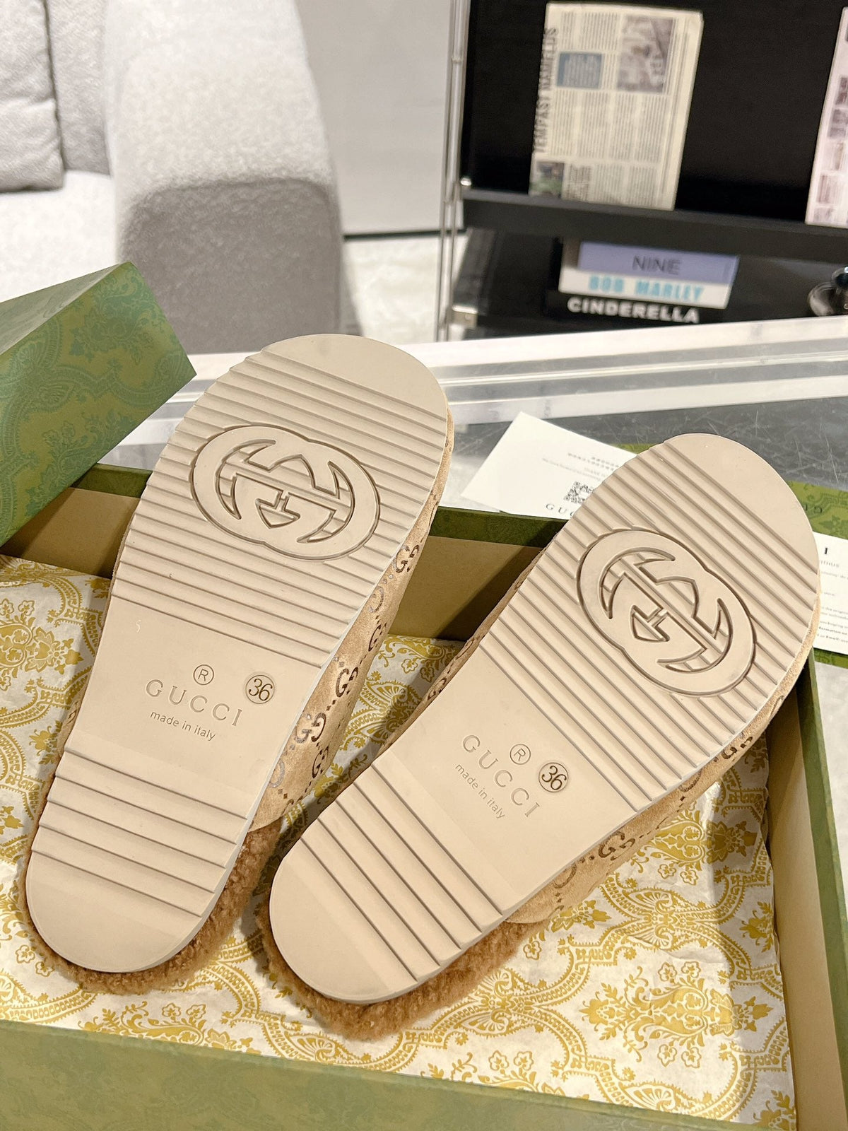 Women’s Shearling Horsebit Slippers