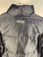 Black Jacquard Goose Down Jacket