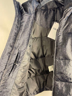 Black Jacquard Goose Down Jacket