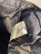 Black Jacquard Goose Down Jacket