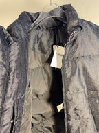 Black Jacquard Goose Down Jacket