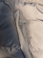 Navy Blue Hooded Goose Down Jacket
