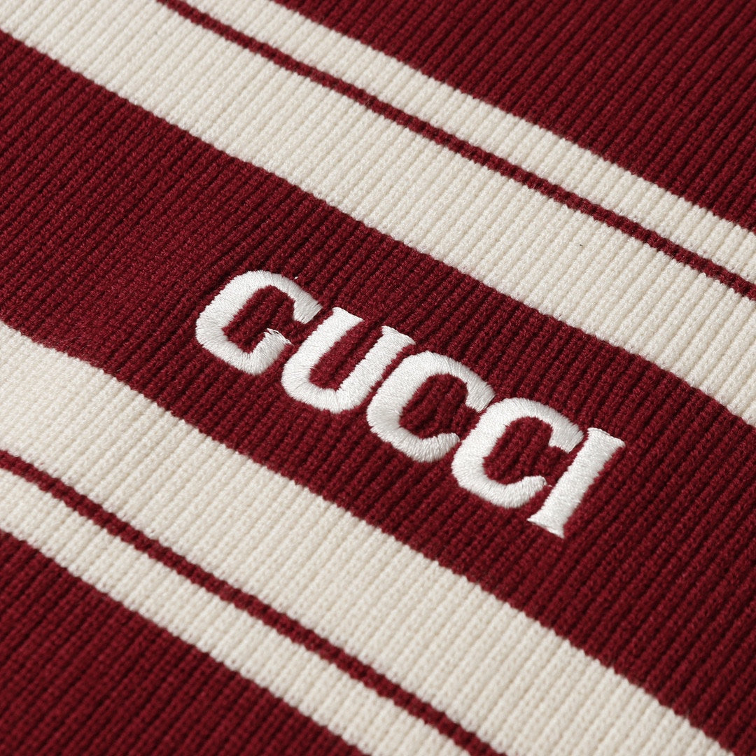 Jacquard Logo Knit Crewneck Sweater