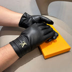 Men’s Sheepskin Leather Gloves with Cashmere Lining
