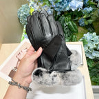 Luxury Sheepskin Gloves with Rabbit Fur Lining