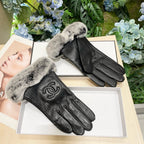 Luxury Sheepskin Gloves with Rabbit Fur Lining
