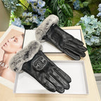 Luxury Sheepskin Gloves with Rabbit Fur Lining