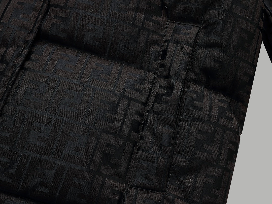 FF Print Goose Down Jacket