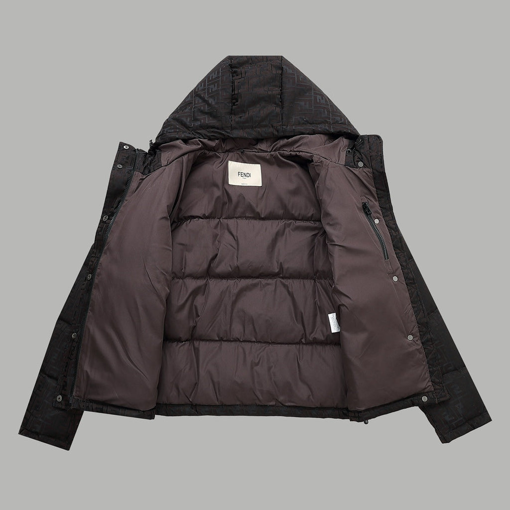 FF Print Goose Down Jacket