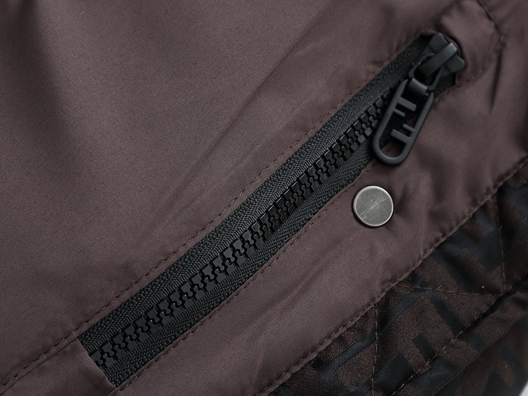 FF Print Goose Down Jacket