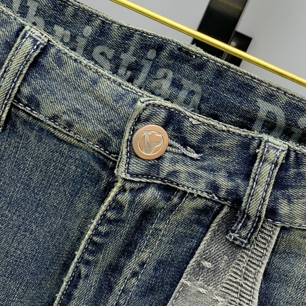 Men’s Premium Vintage-Wash Denim Jeans