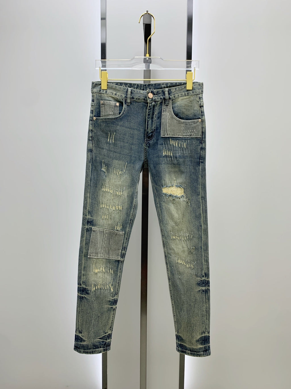 Men’s Premium Vintage-Wash Denim Jeans